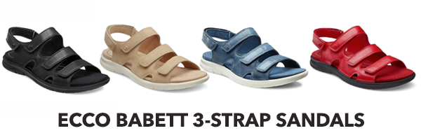 Ecco Babett 3 Strap Sandal